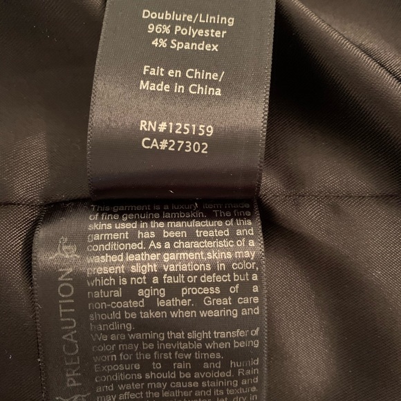 Mackage Lamb Leather Jacket - Picture 7 of 8